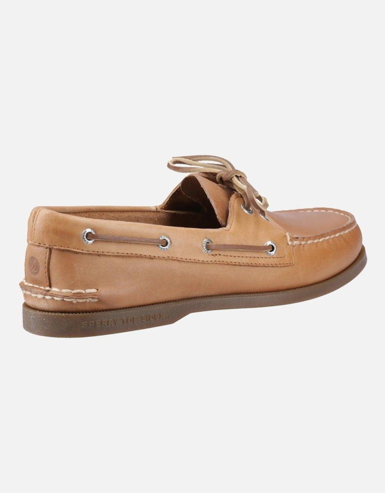 Sperry Authentic 2 Eye Leather Men's Nutmeg Boat Shoes