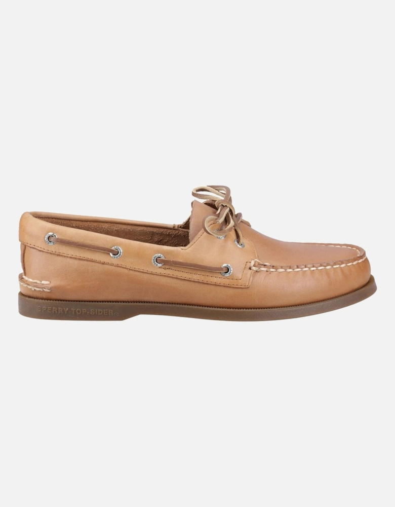Sperry Authentic 2 Eye Leather Men's Nutmeg Boat Shoes