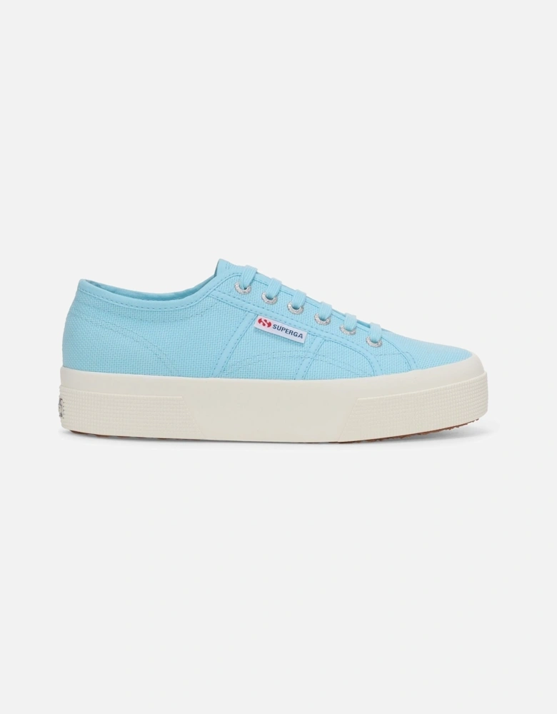 2740 PLATFORM Cotton Women's Crystal Azul Trainers