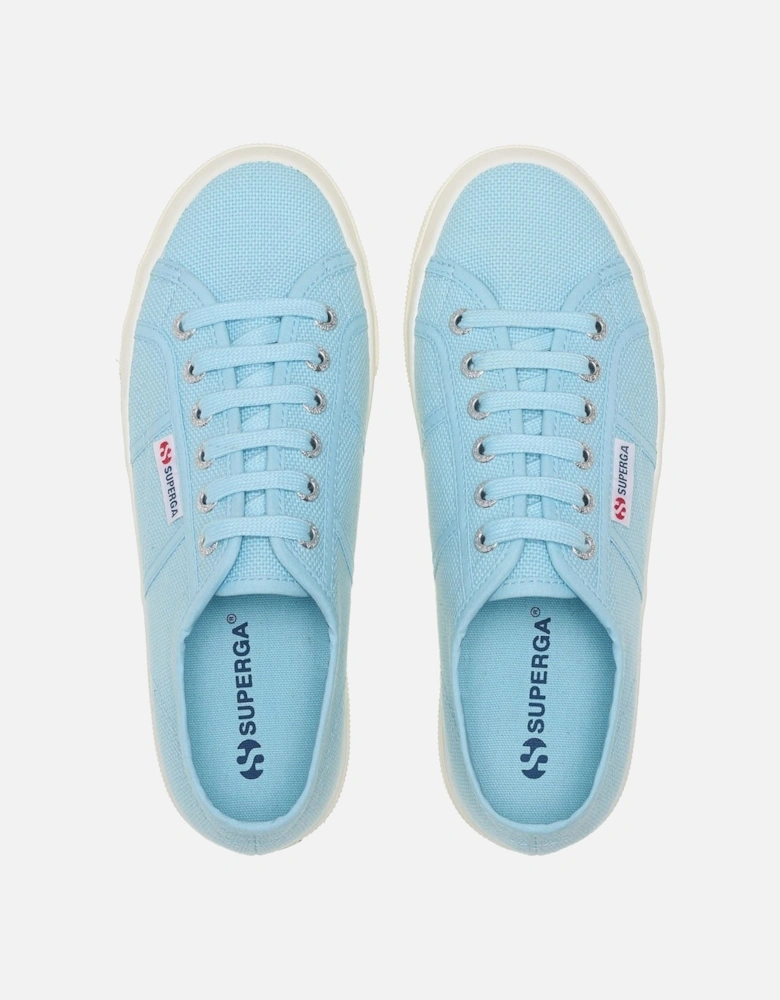 2740 PLATFORM Cotton Women's Crystal Azul Trainers