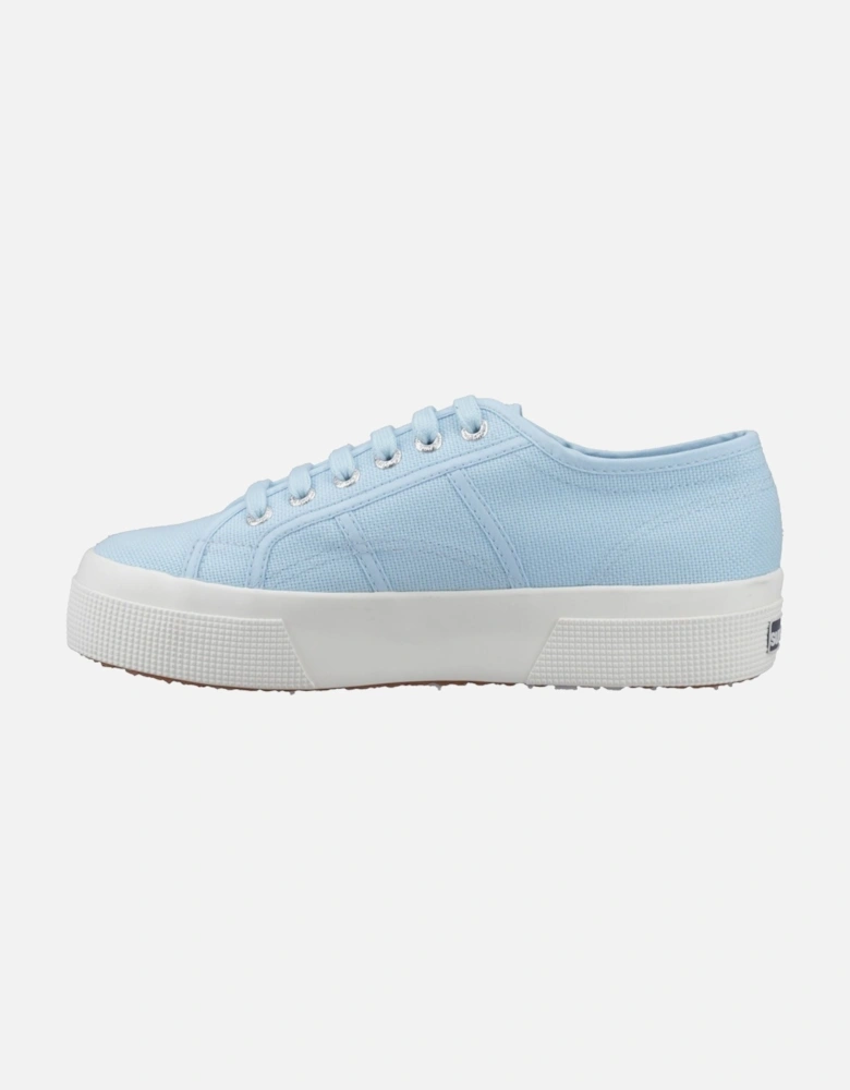 2740 PLATFORM Cotton Women's Crystal Azul Trainers