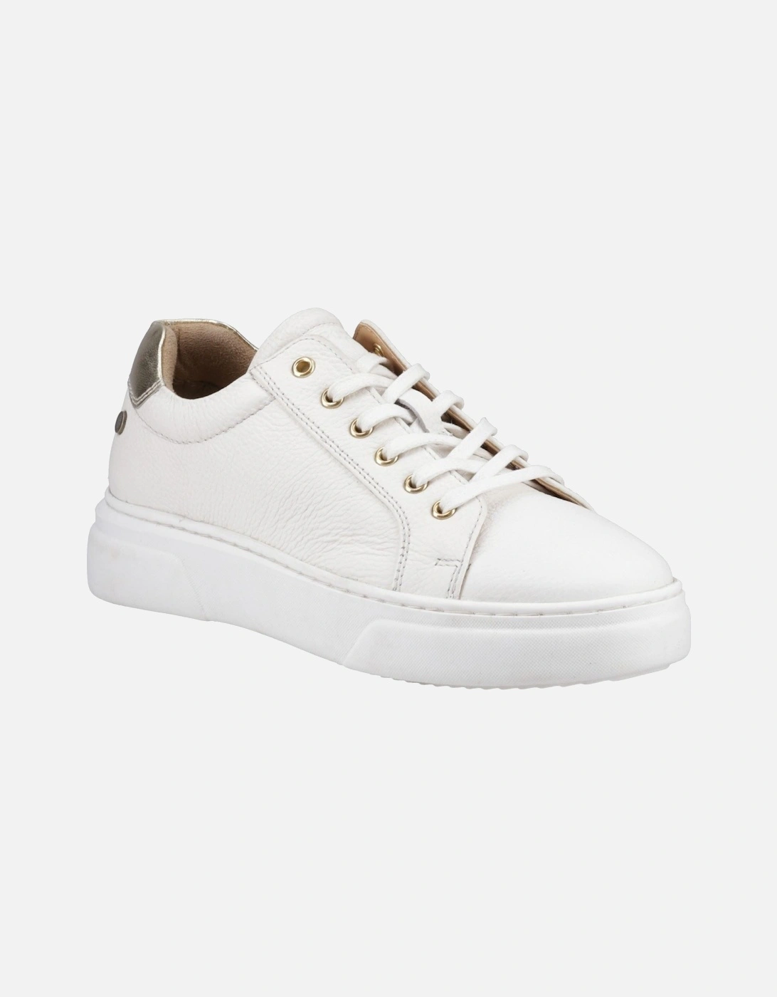 Kathryn Leather Women's White Trainers, 6 of 5