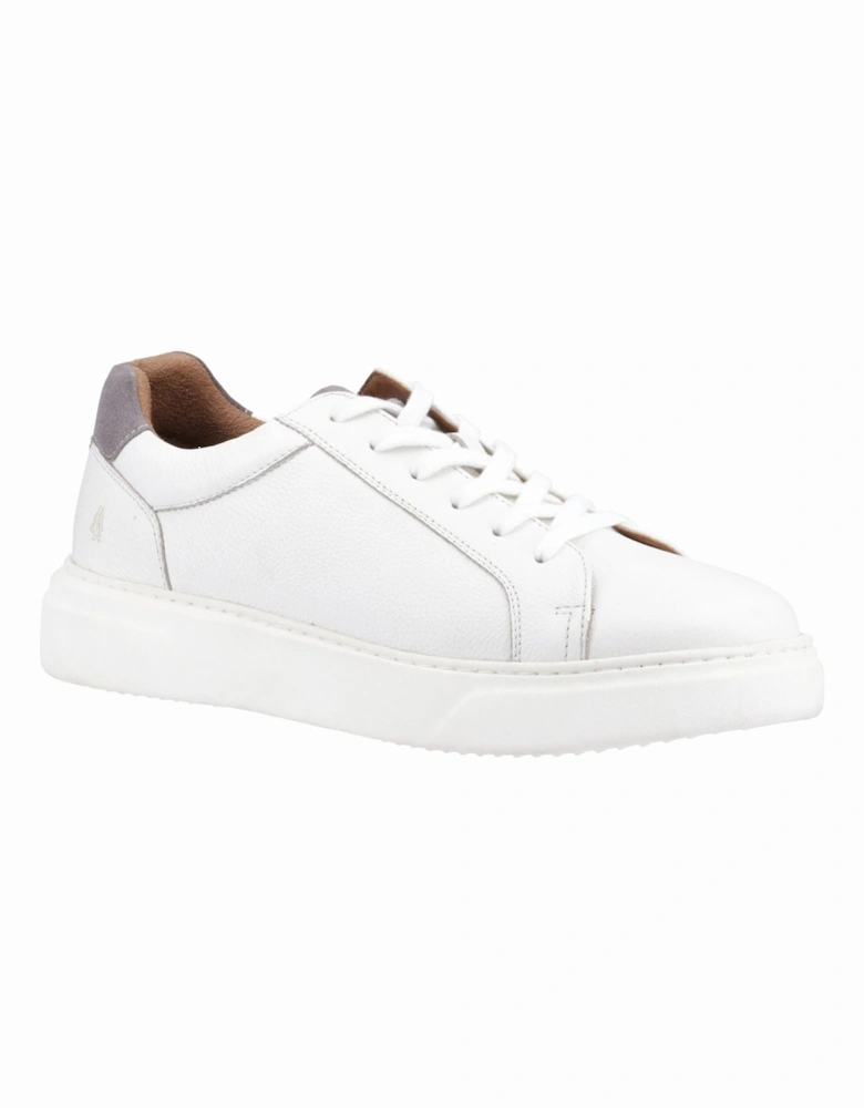 Whelan Leather Men's White Trainers