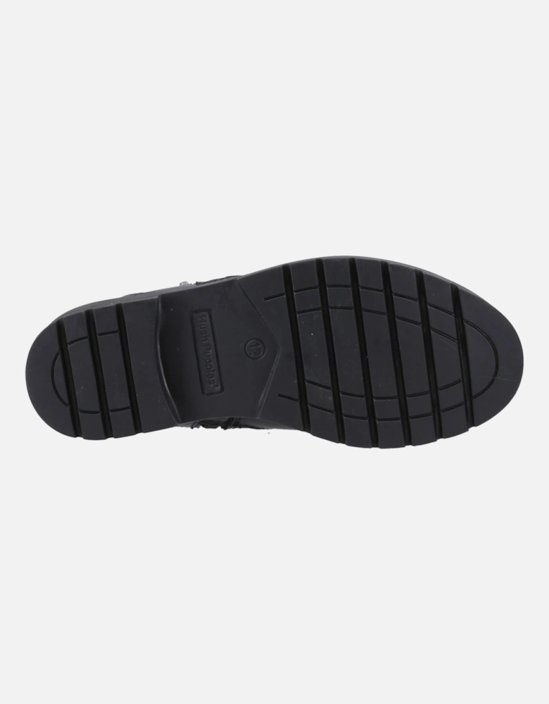 Liana Leather Girls's Black Boots