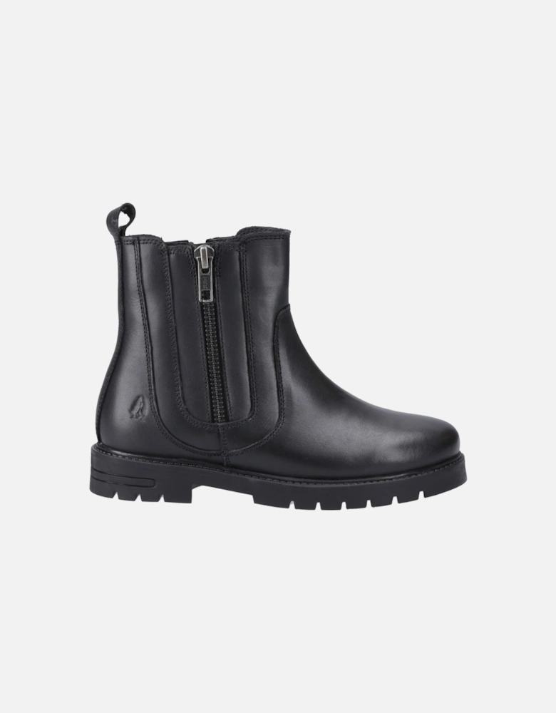 Liana Leather Girls's Black Boots