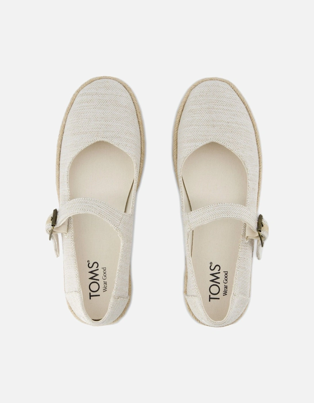 Carolina Mary Jane Nylon Women's Natural Espadrilles