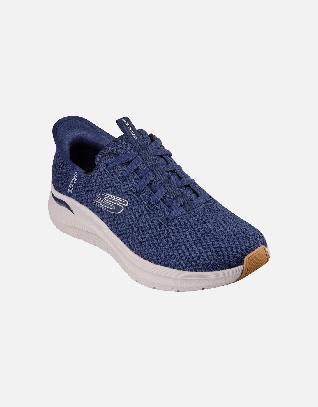 Arch Fit 2.0 Look Ahead Textile Men's Navy Trainers, 6 of 5