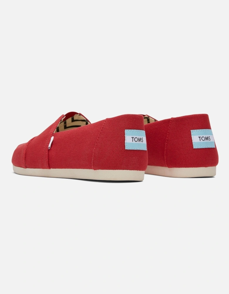 Alpargata 100% Cotton Men's Red Espadrilles