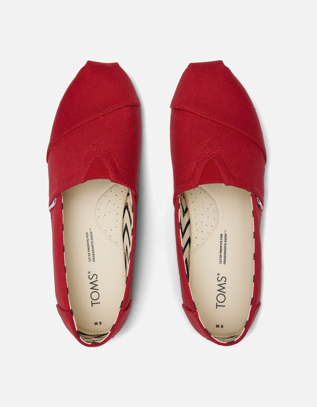 Alpargata 100% Cotton Men's Red Espadrilles
