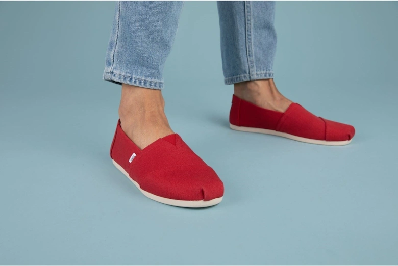 Alpargata 100% Cotton Men's Red Espadrilles