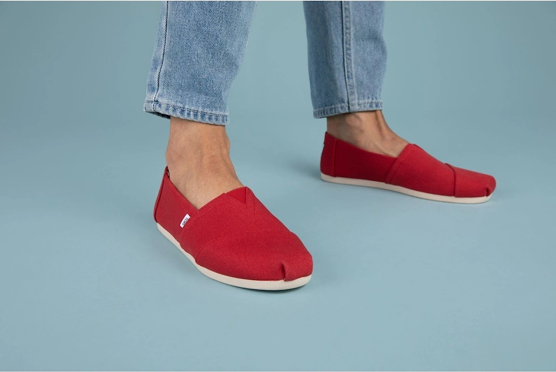 Alpargata 100% Cotton Men's Red Espadrilles