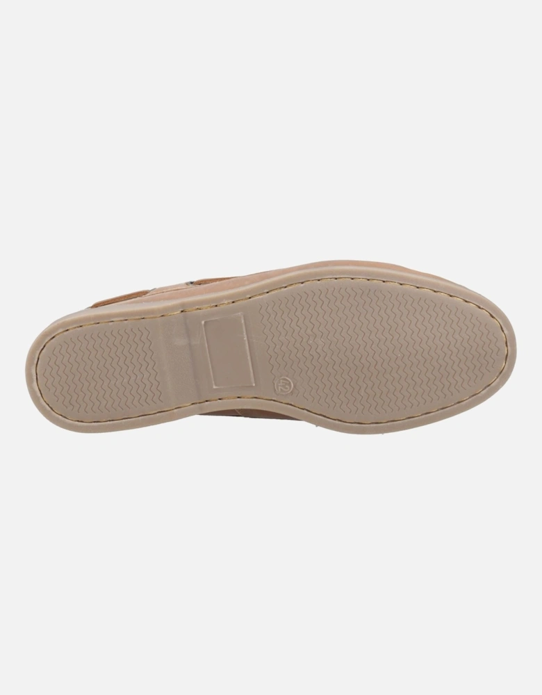 Wilson Leather Men's Tan Boat Shoes