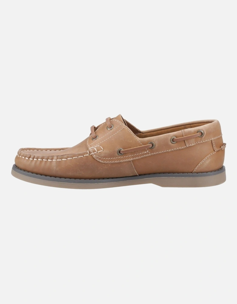 Wilson Leather Men's Tan Boat Shoes