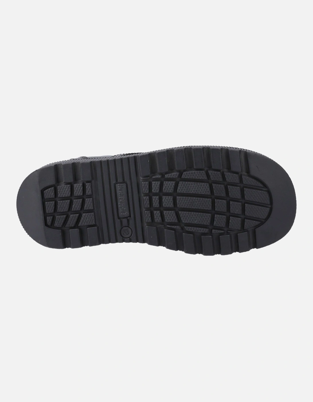 Keeley Leather Girls's Black Lace-Up Shoes