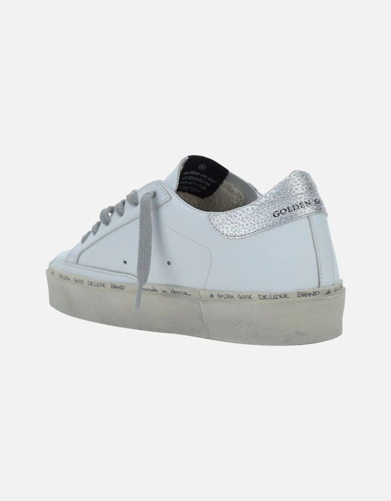 Calfskin Hi Star Sneakers with Textured Sole Women - White