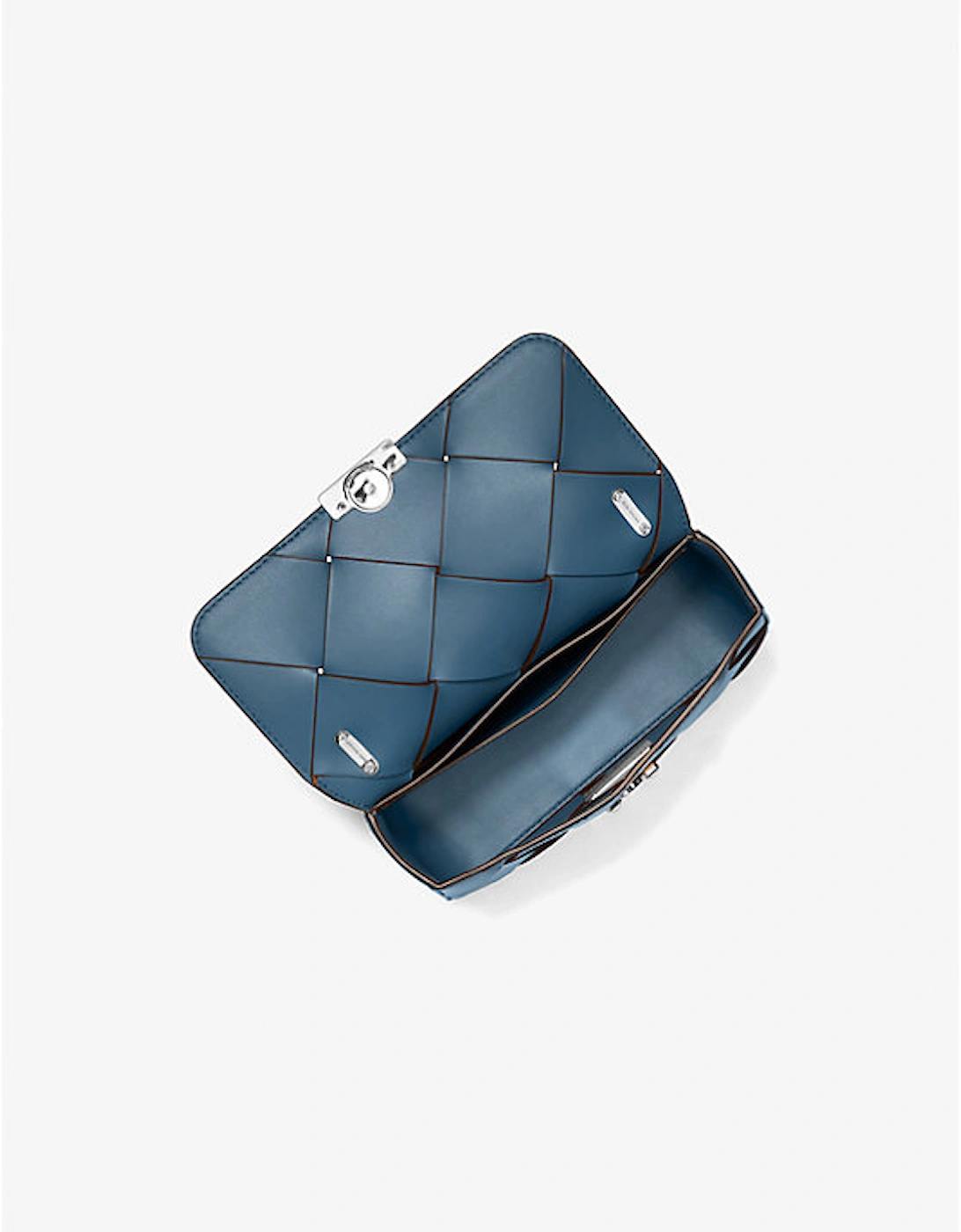 Tribeca Small Woven Leather Shoulder Bag
