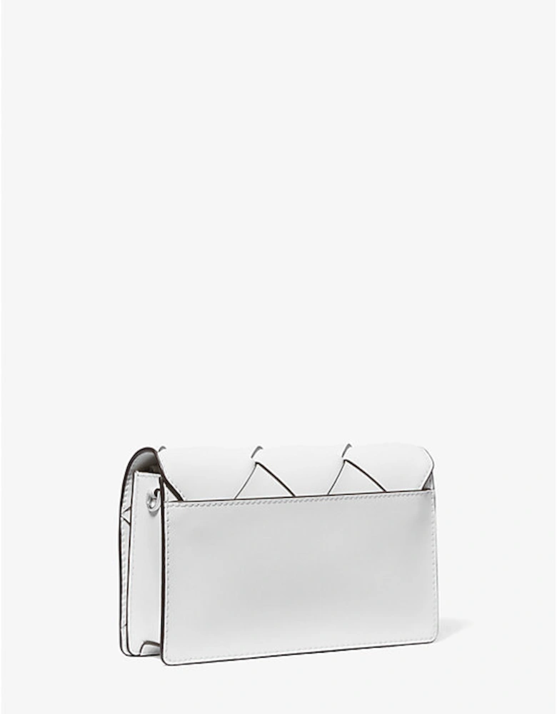 Jet Set Medium Woven Leather Crossbody Bag