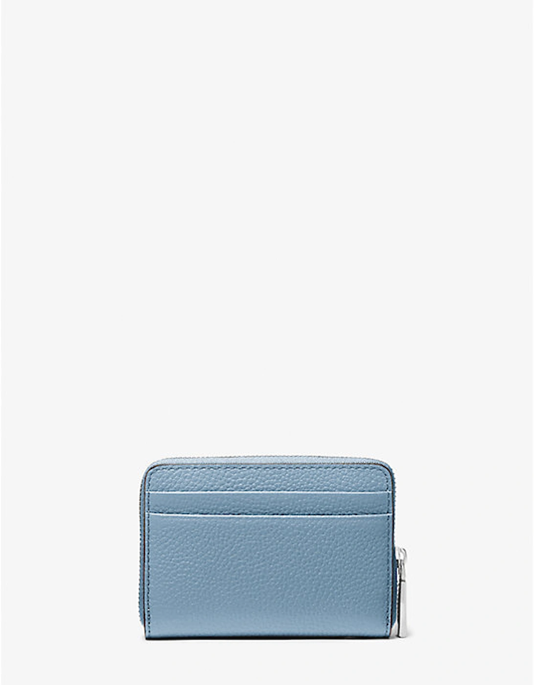 Jet Set Small Pebbled Leather Zip-Around Card Case