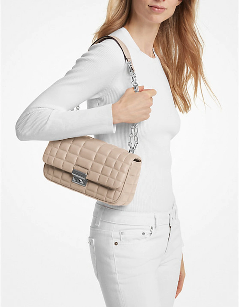 Tribeca Large Quilted Leather Shoulder Bag