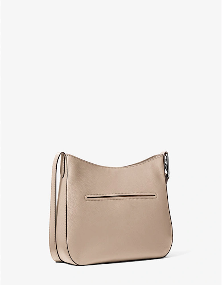 Kensington Large Pebbled Leather Crossbody Bag