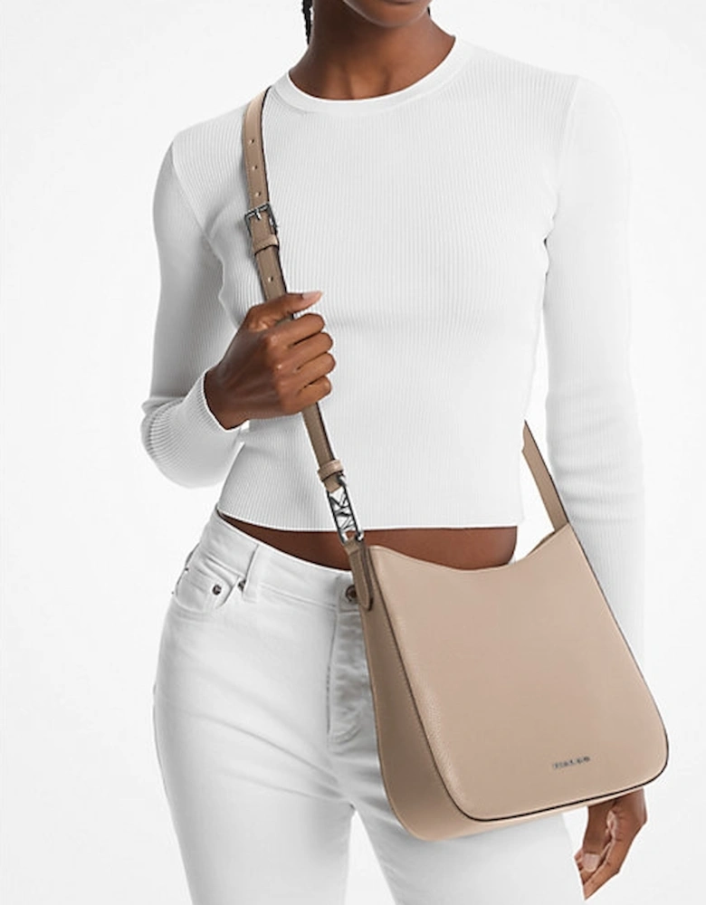 Kensington Large Pebbled Leather Crossbody Bag