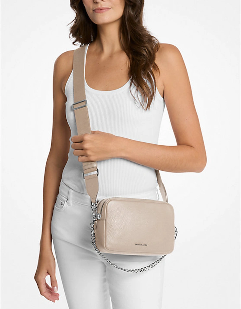 Bryant Medium Pebbled Leather Camera Crossbody Bag