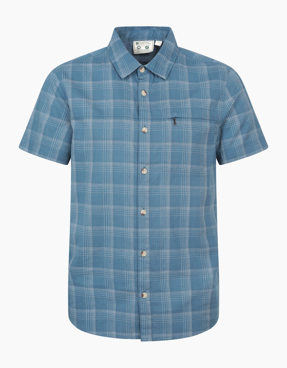 Mountain Warehouse Men's Navy Holiday Cotton Shirt - Size: 42/Regular
