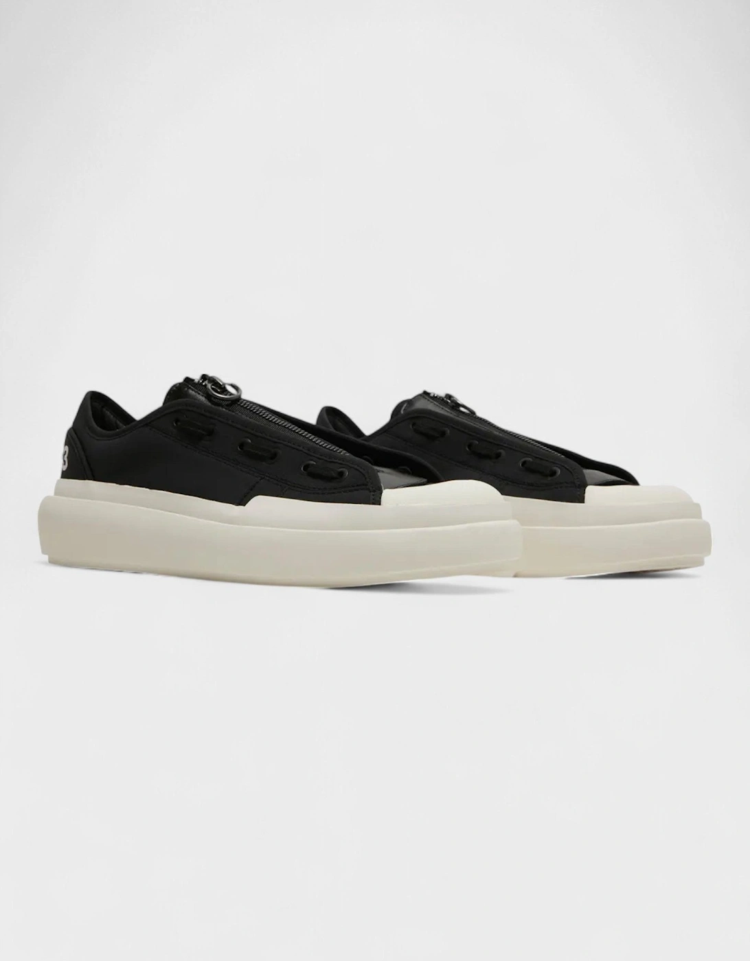 Y-3 Ajatu Court Low Black White