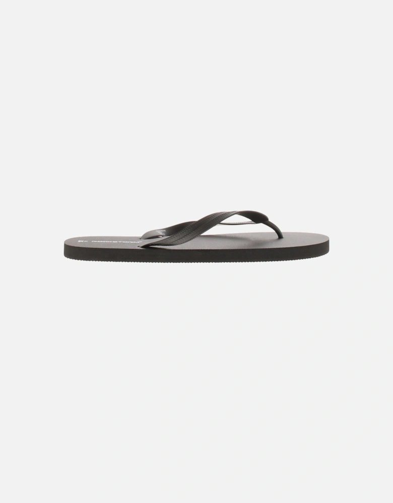 Mens Flip Flops Cushioned Footbed Prime black UK Size