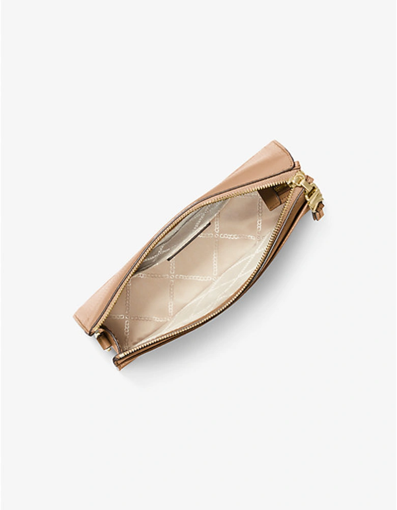 Empire Large Leather Convertible Crossbody Bag