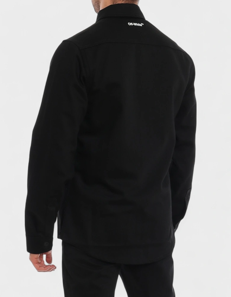 Single Arrow Denim Shirt Black