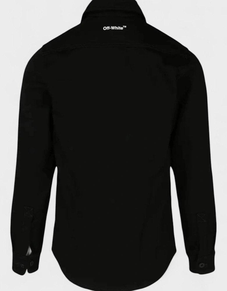 Single Arrow Denim Shirt Black