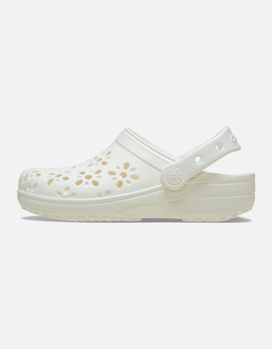 Classic Floral Cut Out Girls Clogs