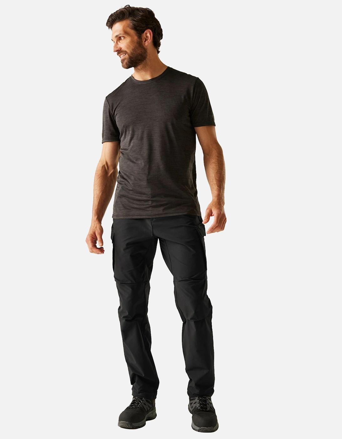 Regatta Men's Black Questra Cargo Trousers  40R