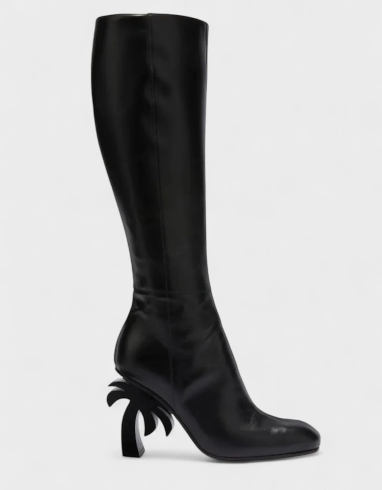 Palm Heel Boots Black