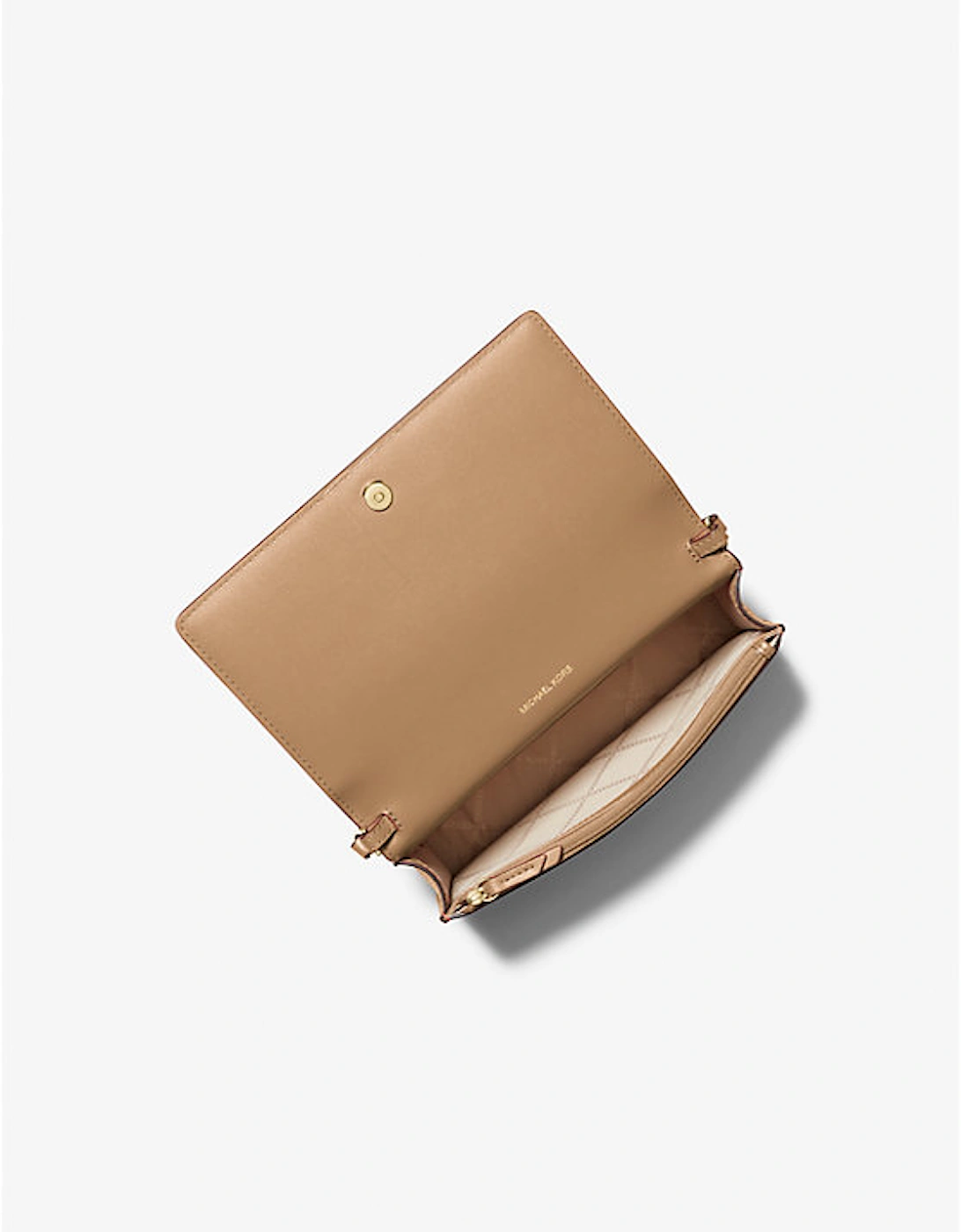 Jet Set Medium Pebbled Leather Front-Flap Crossbody Bag