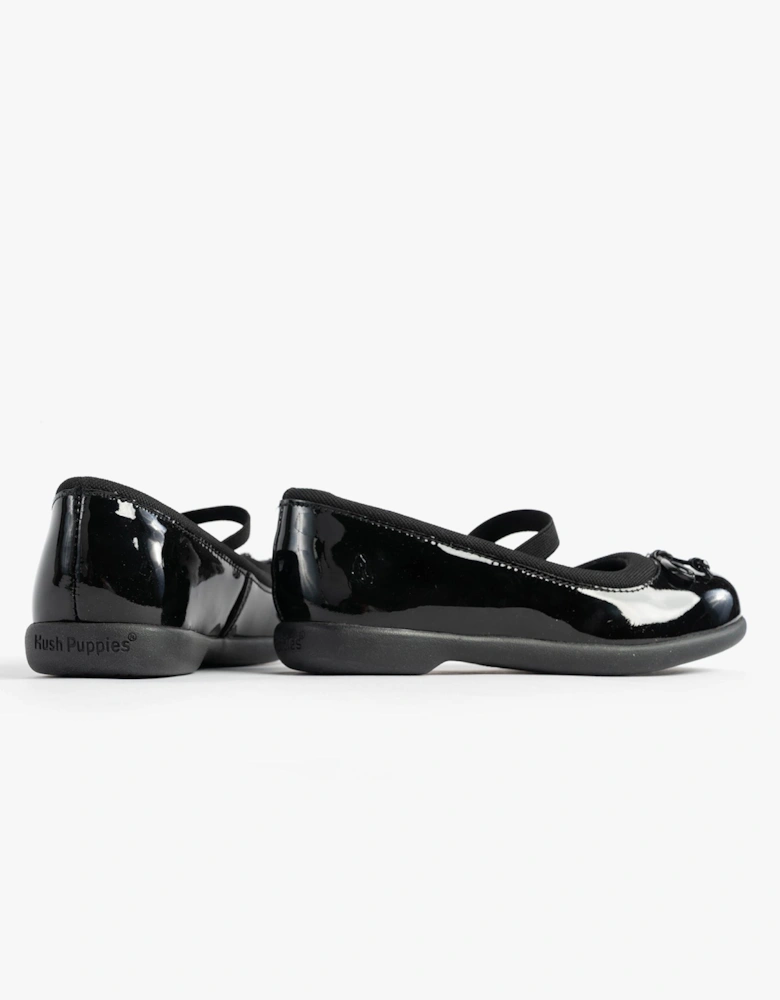 BETTY PATENT JNR Girls Shoes Black