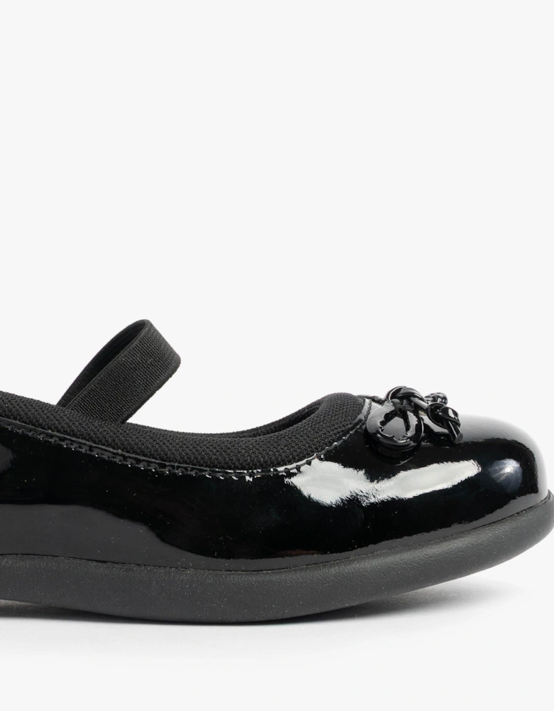 BETTY PATENT JNR Girls Shoes Black