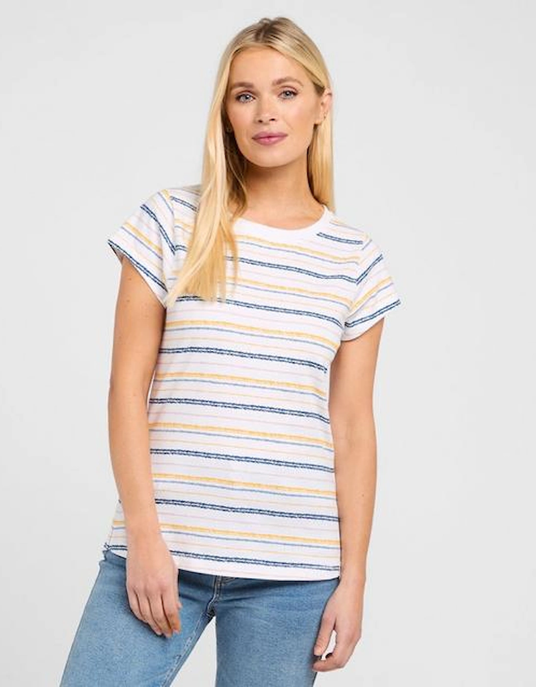 Women’s Dawlish Striped T-Shirt, 7 of 6