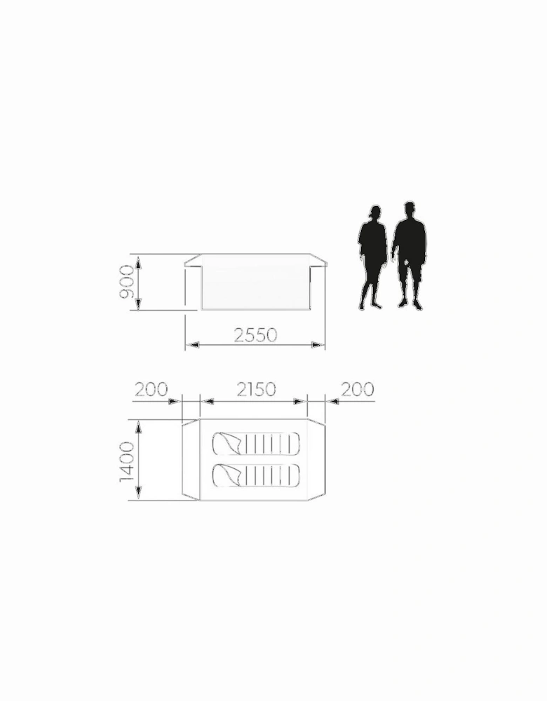 Pico FTC 2X2 TC Inflatable Tent