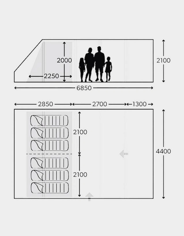 Rarotonga FTT 601 REDUX Inflatable Tent