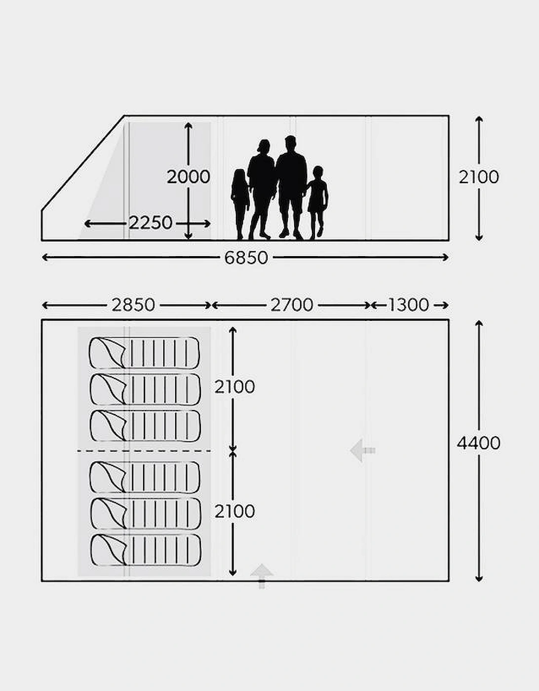 Rarotonga FTT 601 REDUX Inflatable Tent