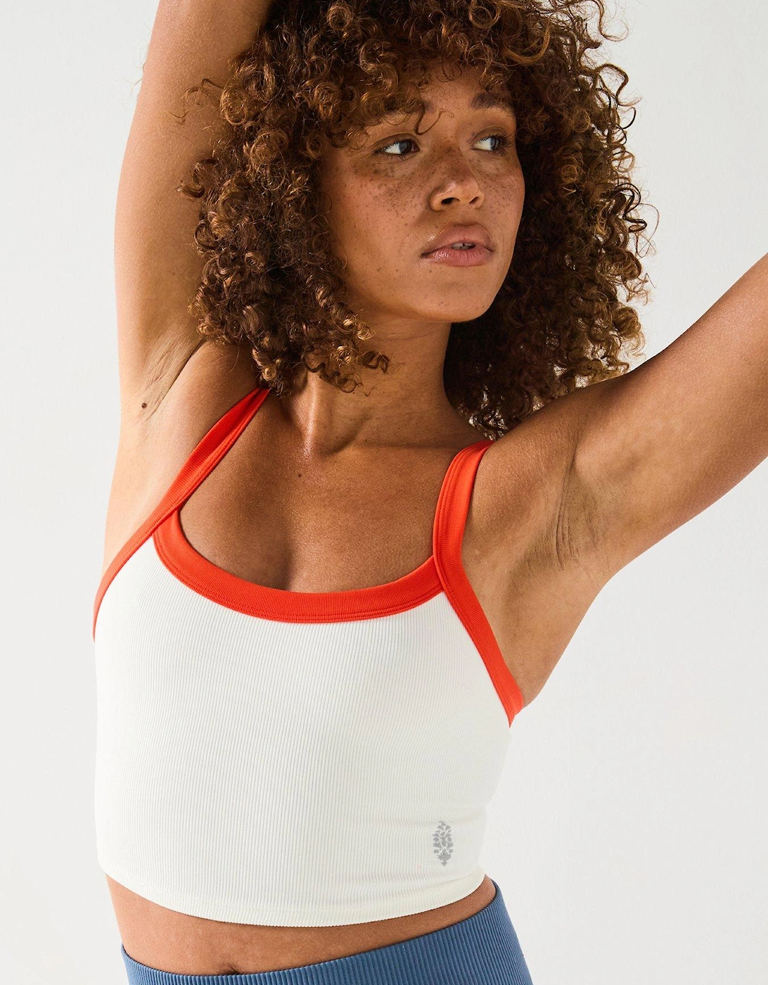 Womens Training All Clear Cami Crop - White