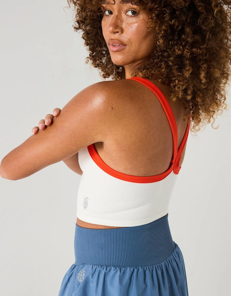 Womens Training All Clear Cami Crop - White