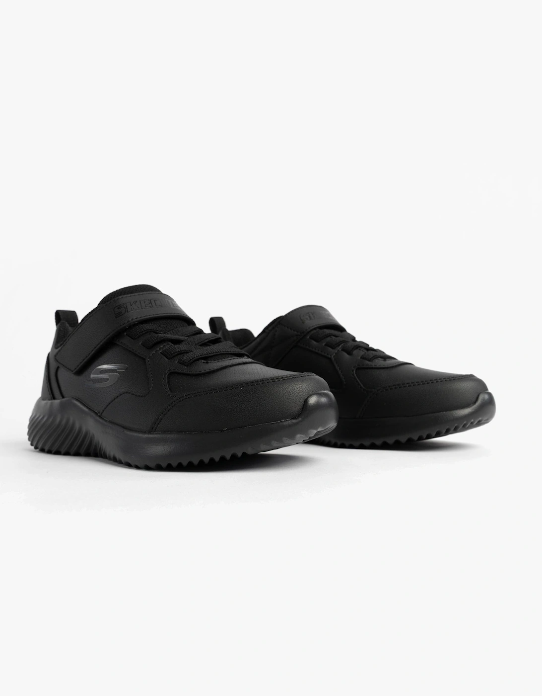 405626L/BBK BOUNDER - POWER STUDY Boys Trainers Black