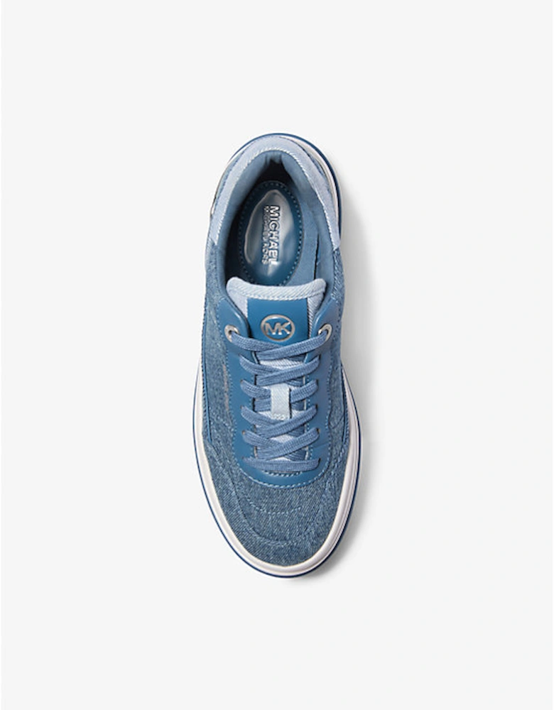 Hayes Two-Tone Denim Platform Sneaker