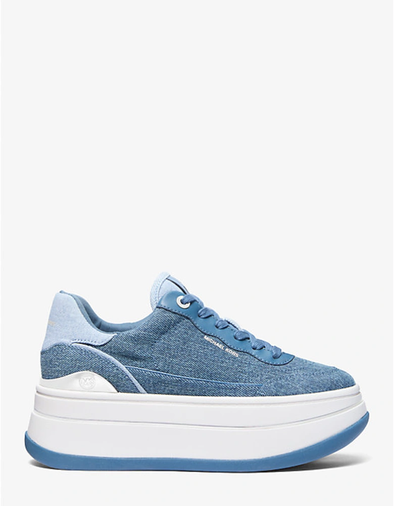 Hayes Two-Tone Denim Platform Sneaker