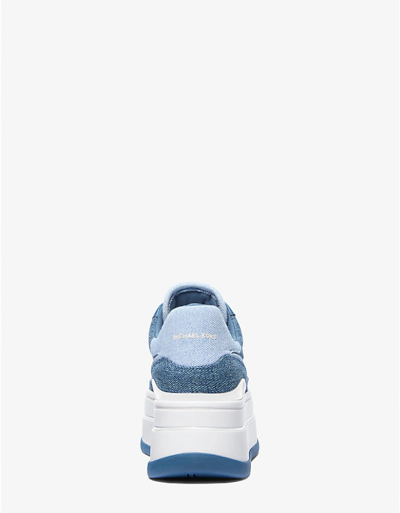 Hayes Two-Tone Denim Platform Sneaker
