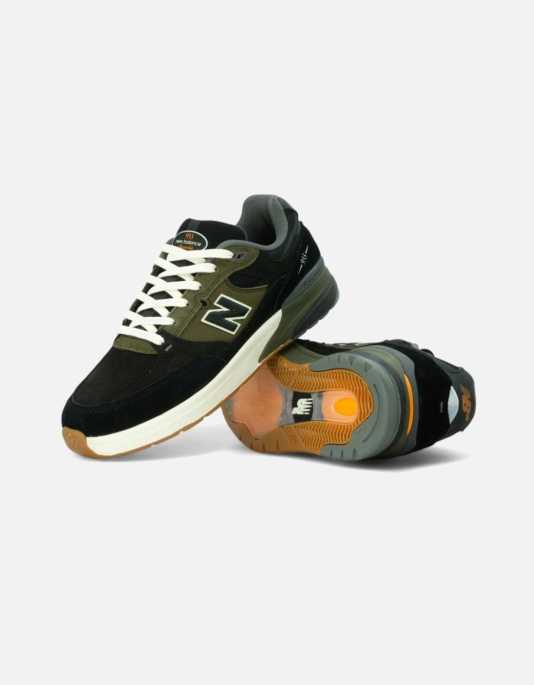 NM933 Andrew Reynolds Shoes - Black/Dark Olivine, 6 of 5