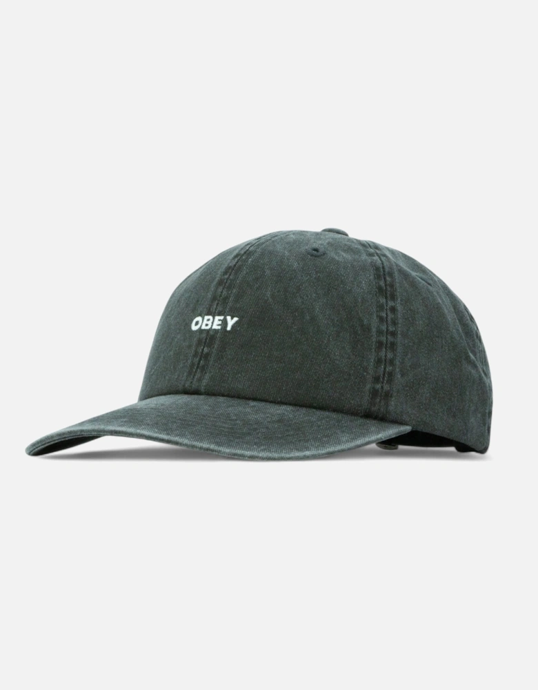 Pigment Bold 6 Panel Snapback Cap - Pigment Black